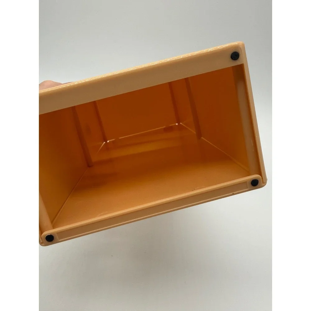 Vintage Pin Up Girl Storage Box Wall Mount Tan Excellent Retro Decor